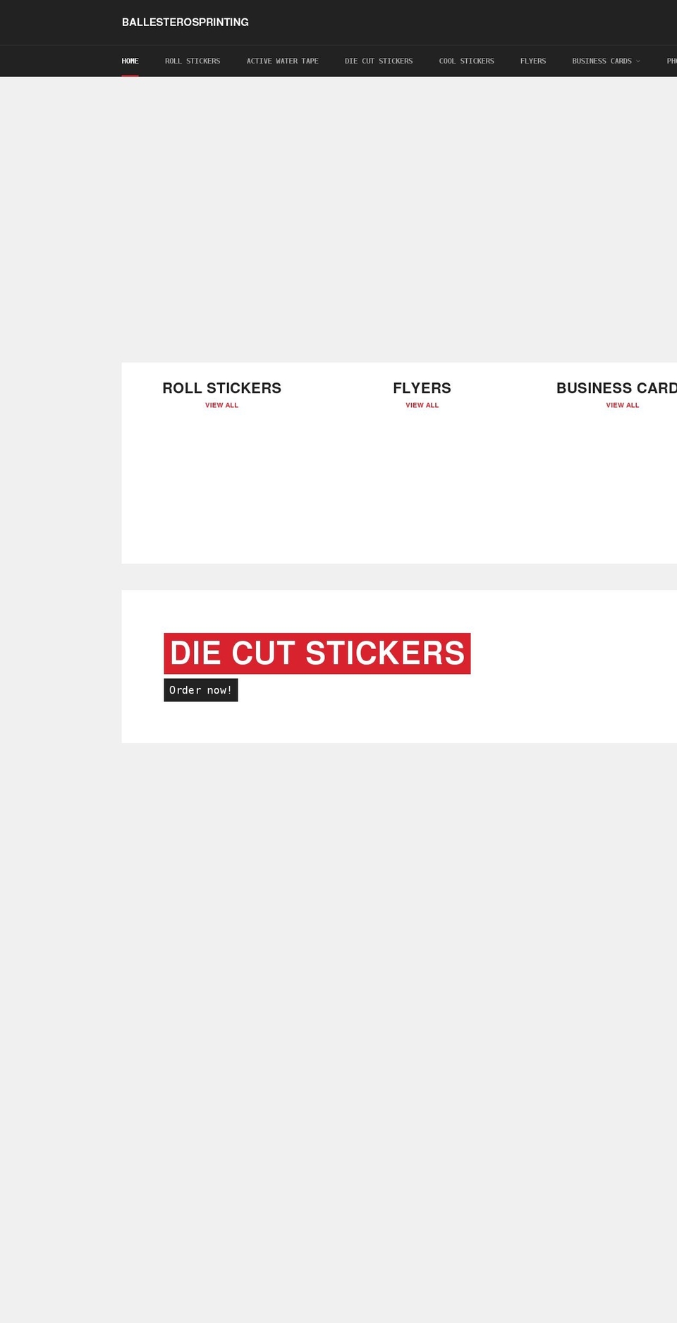 ballesterosprinting.com shopify website screenshot