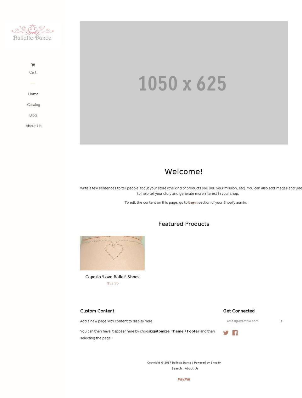 ballettodance.com shopify website screenshot
