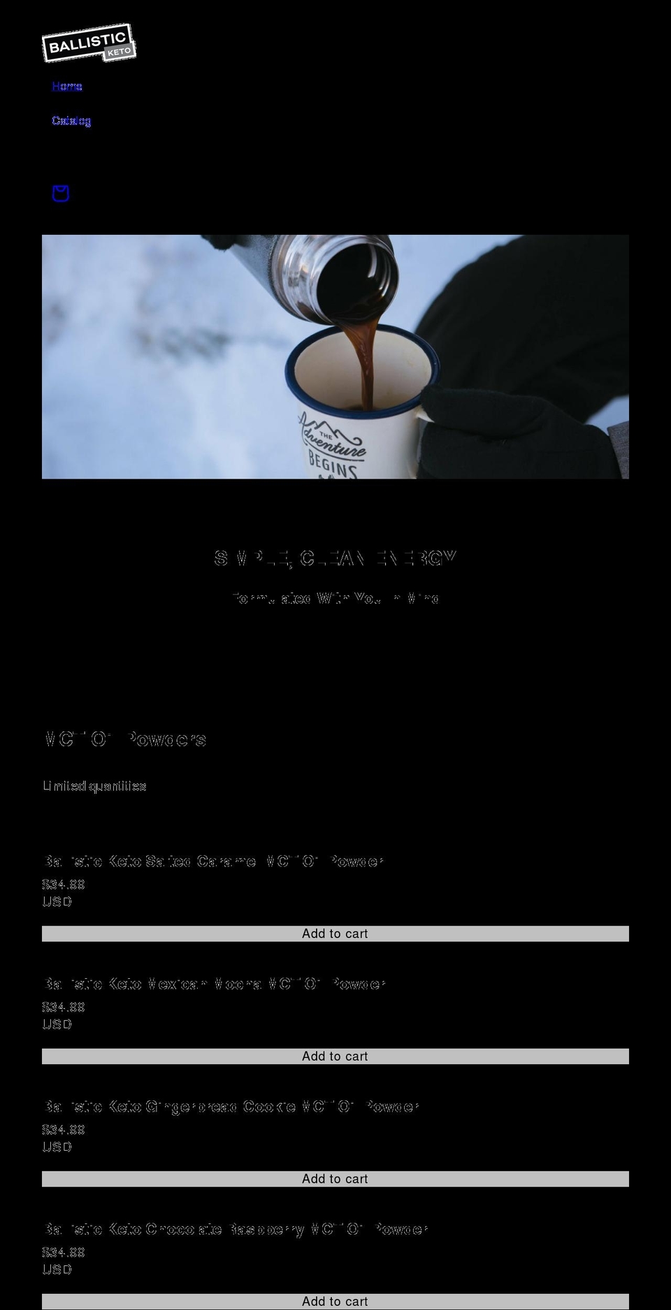 ballisticketo.com shopify website screenshot