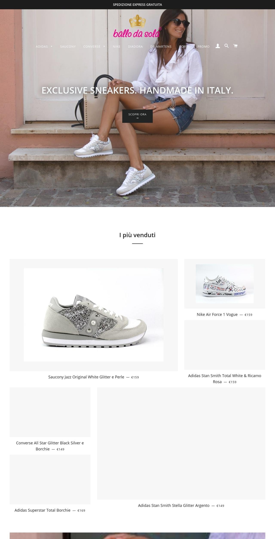 ballodasola.com shopify website screenshot