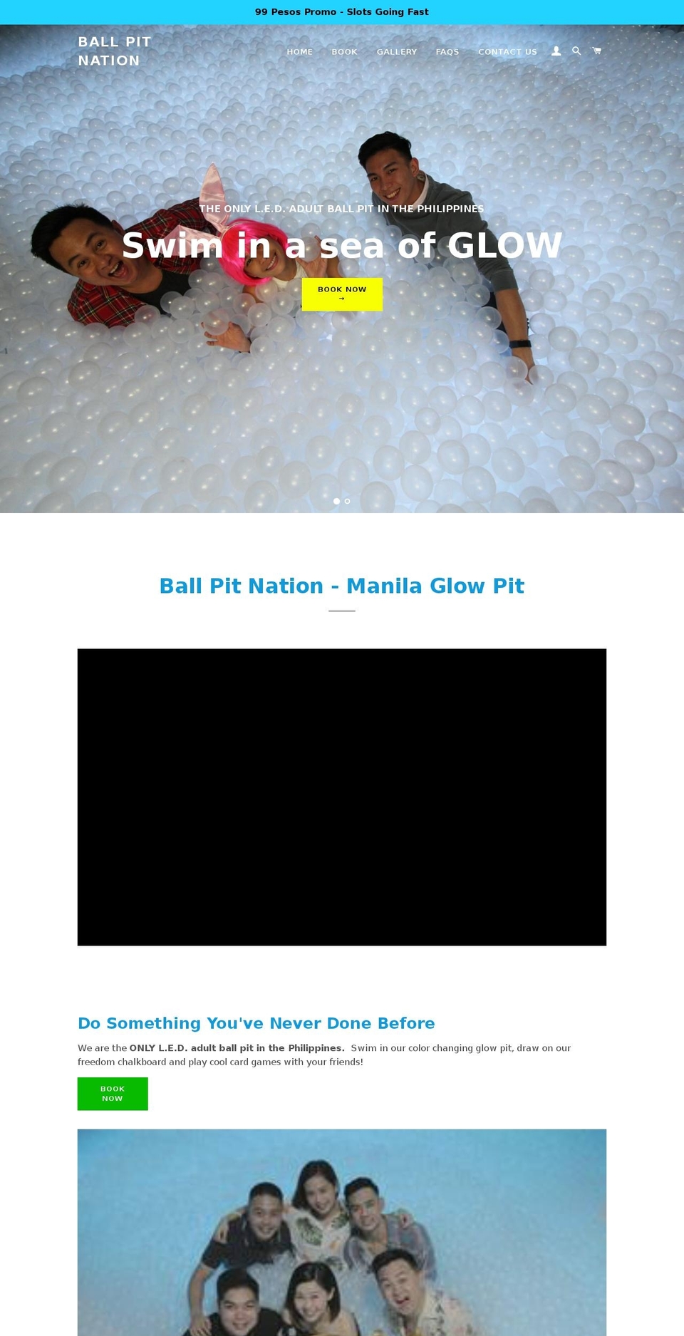 ballpitnation.com — Shopify storefront screenshot