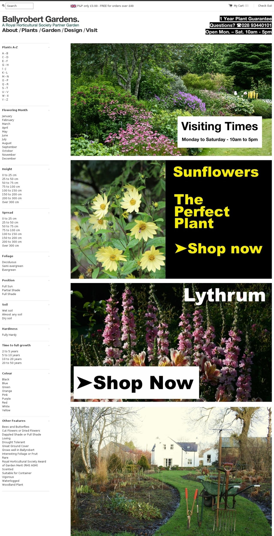 ballyrobertgardens.com shopify website screenshot