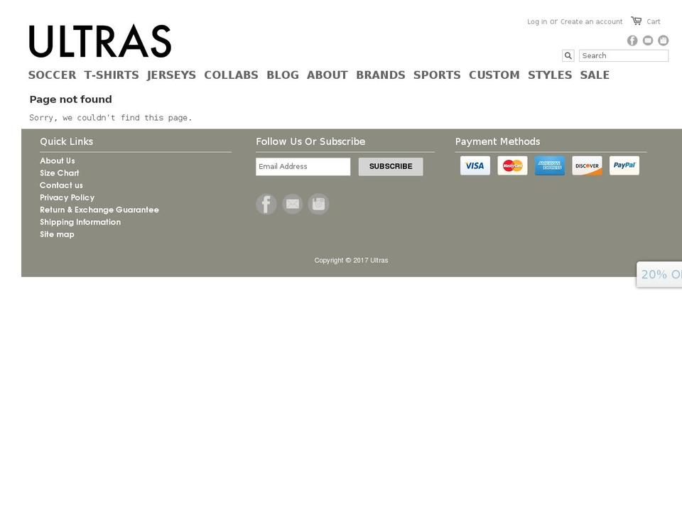ultras Shopify theme site example ballzer.com