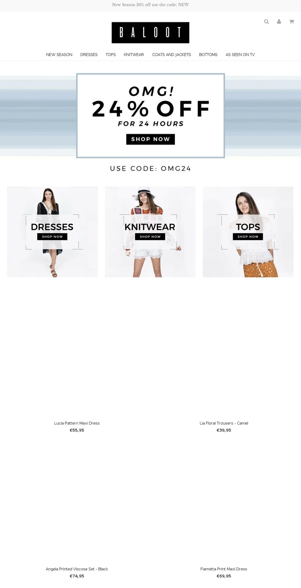 balootclothing.com shopify website screenshot