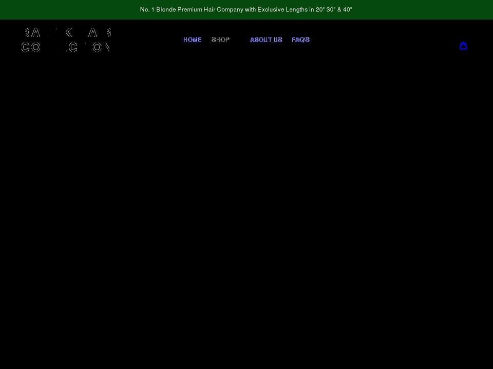 baltikhaircollection.com shopify website screenshot