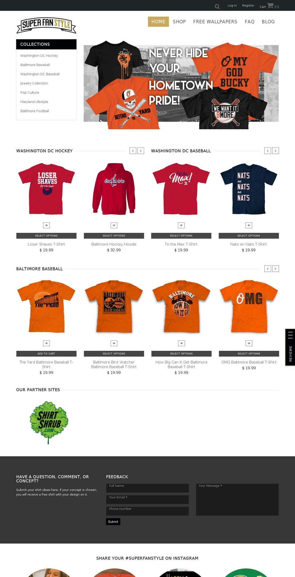 rt-queen1-v1-0-5 Shopify theme site example baltimoreravensfans.com