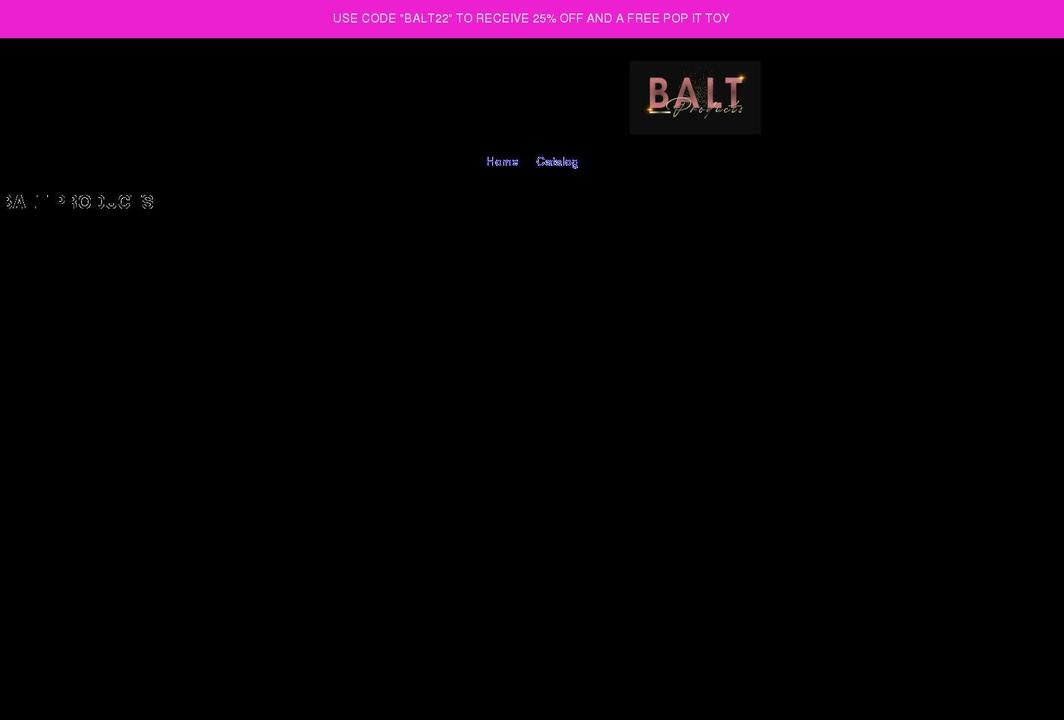 baltproducts.com shopify website screenshot