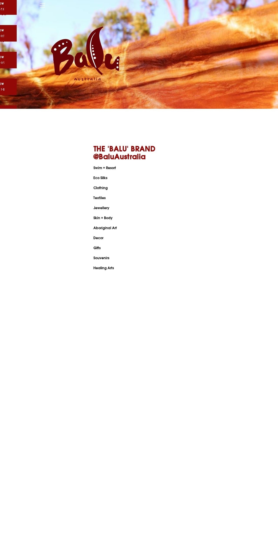 baluaustralia.com — Shopify storefront screenshot