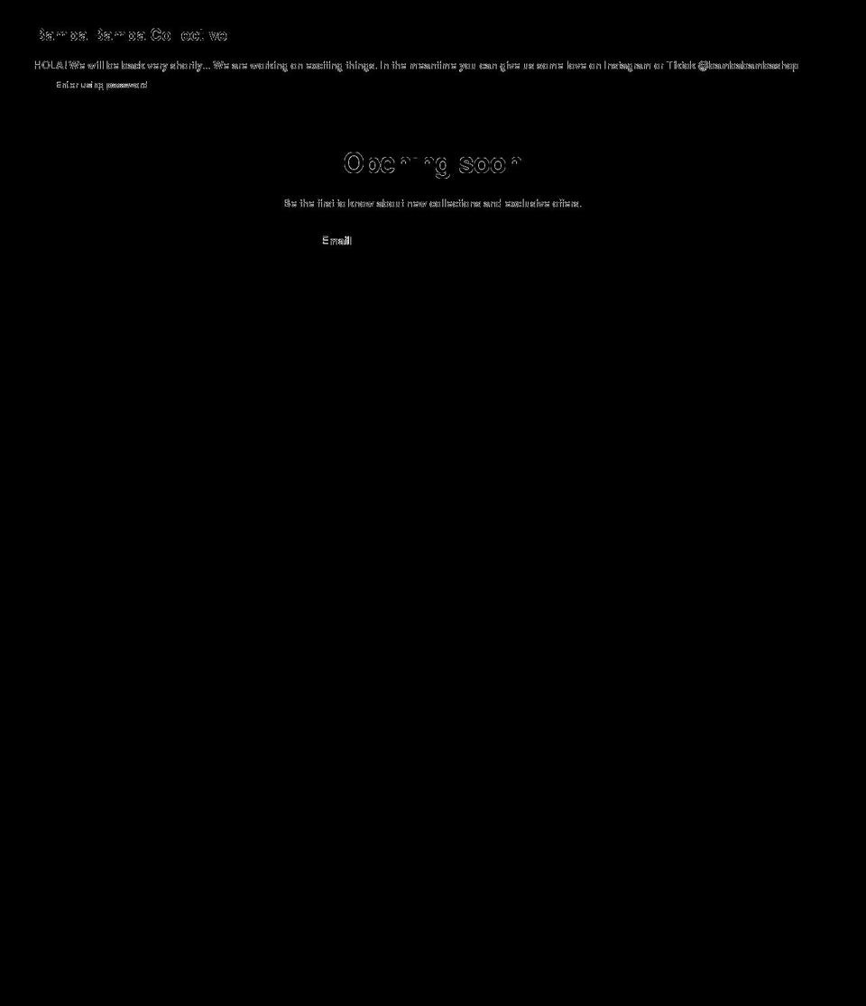 bambabambacollective.com — Shopify storefront screenshot