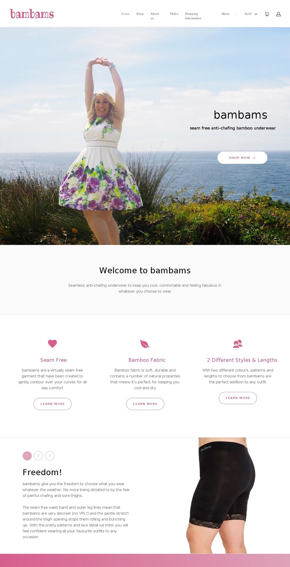 bambamsint.com shopify website screenshot