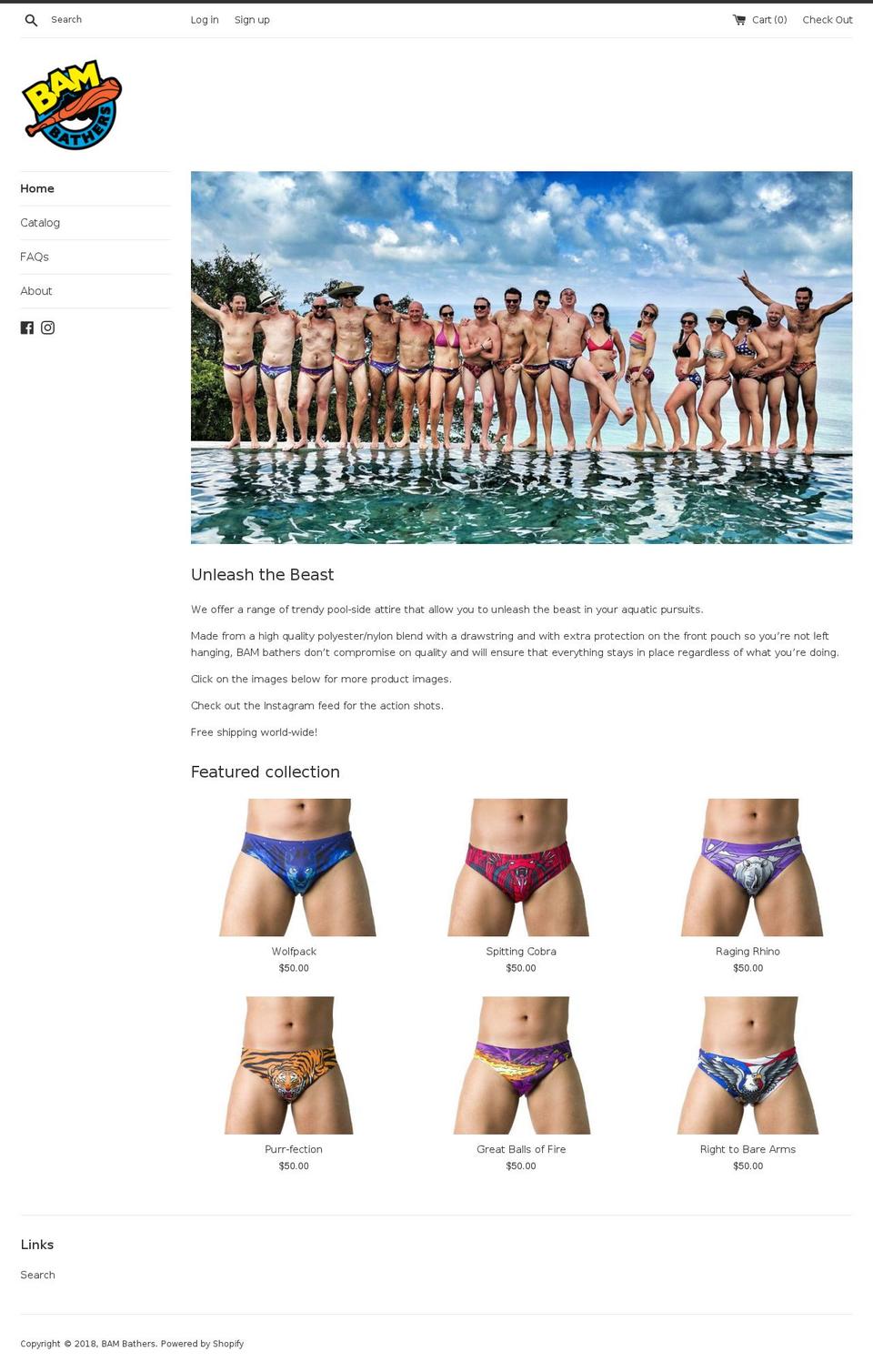 bambathers.com — Shopify storefront screenshot