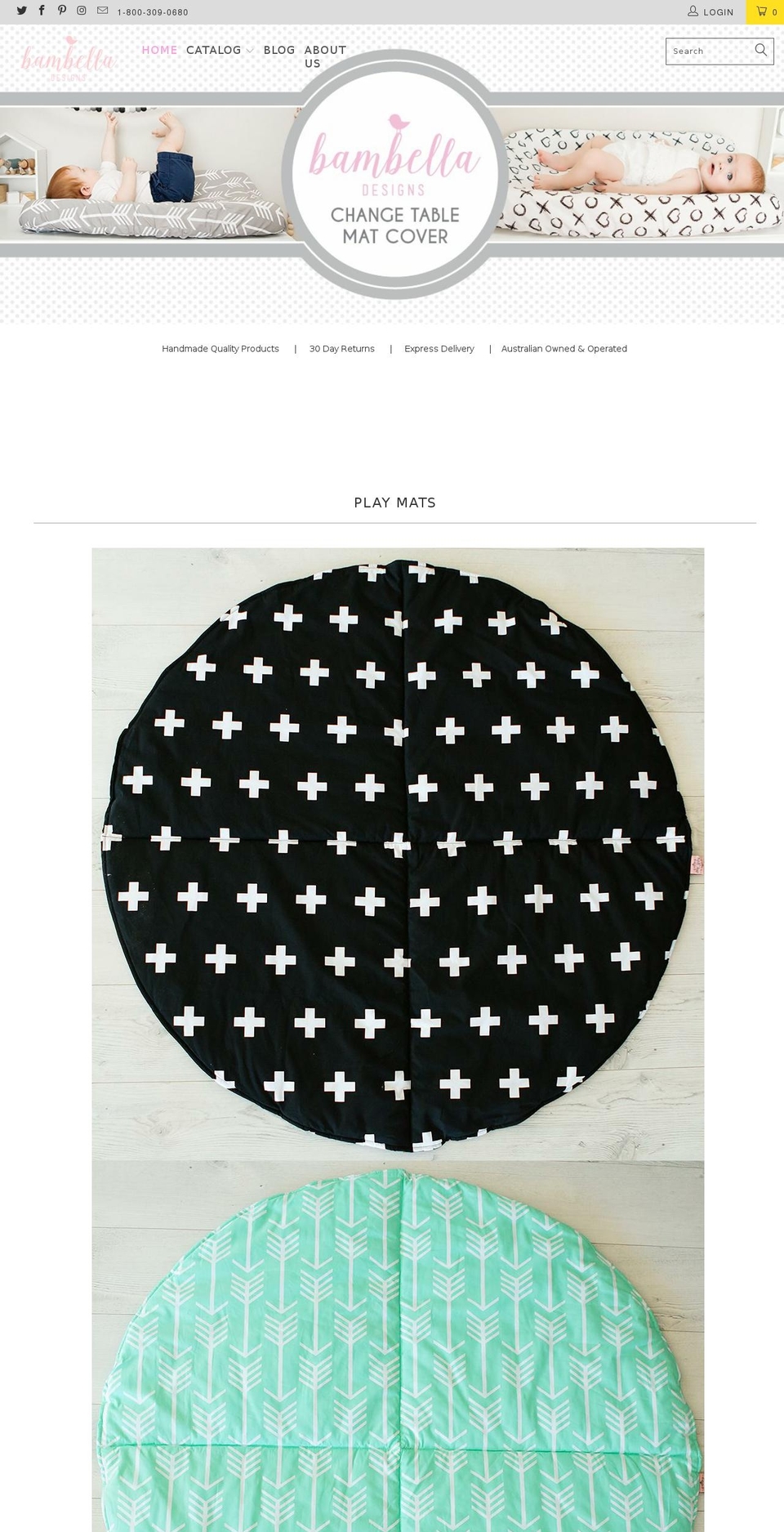 bambelladesigns.com — Shopify storefront screenshot