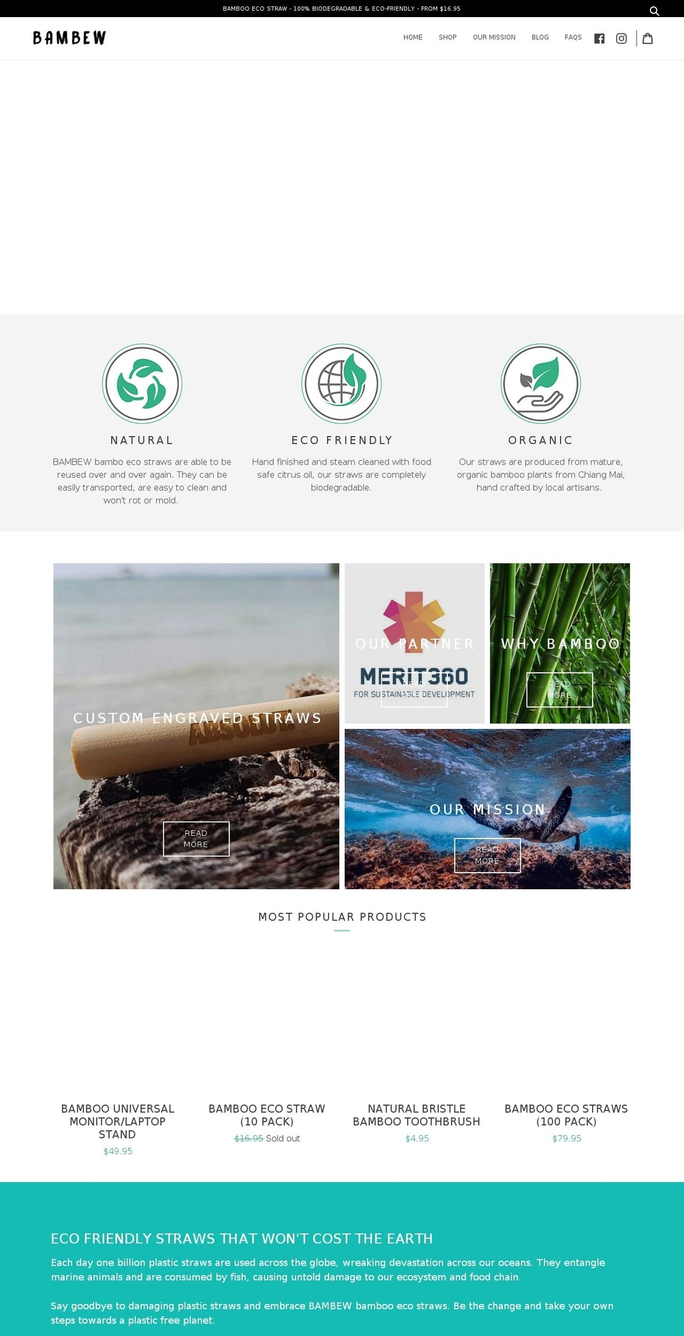 bambew.com — Shopify storefront screenshot