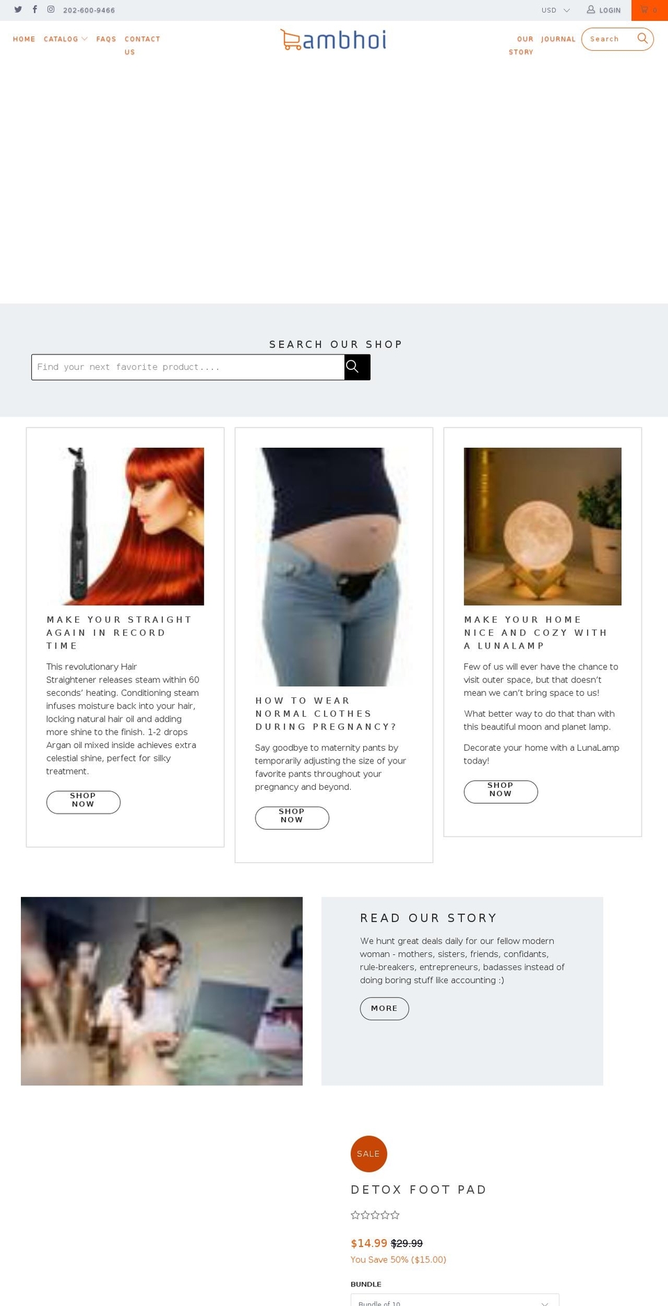 bambhoi.com — Shopify storefront screenshot