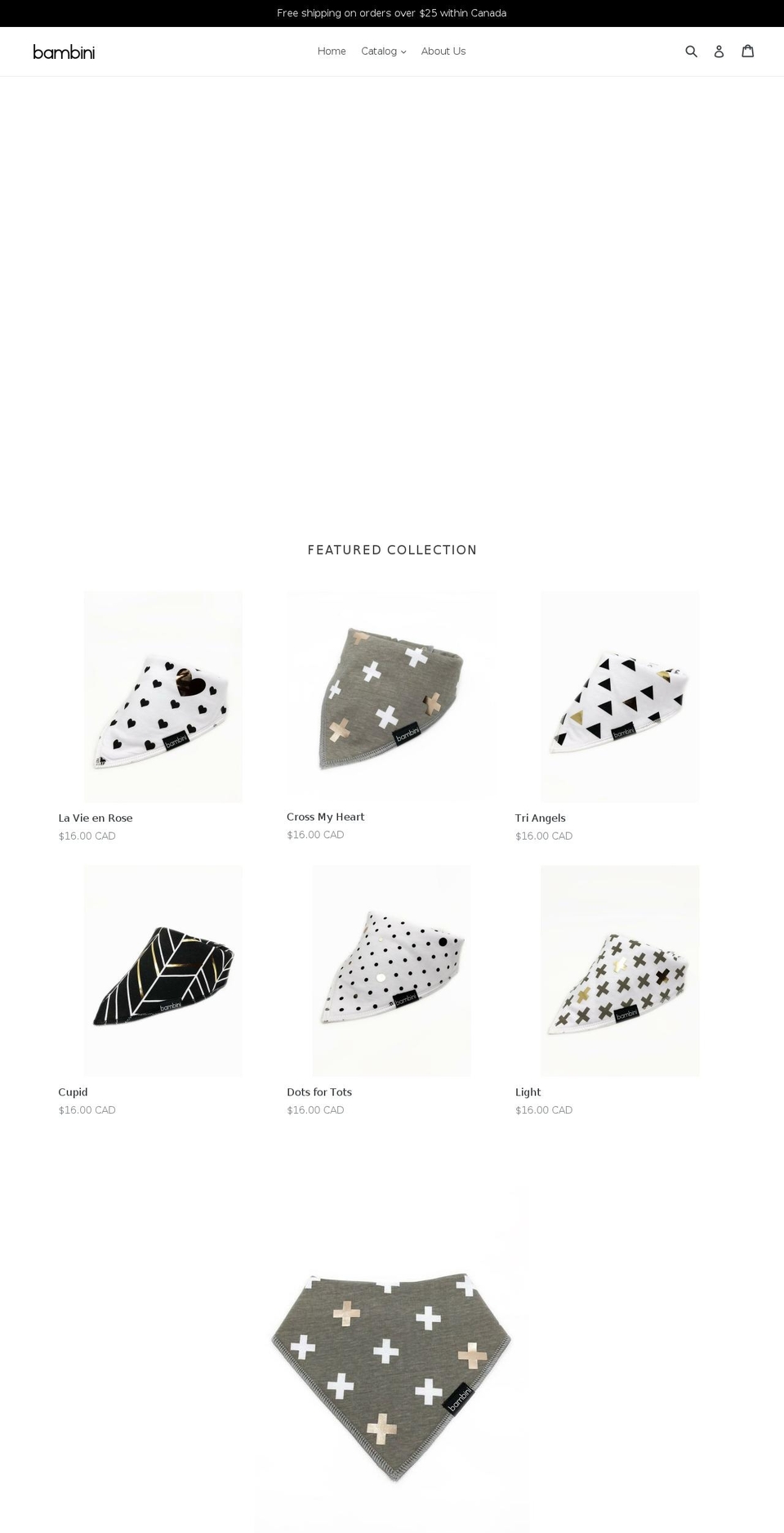 bambinicompany.com shopify website screenshot