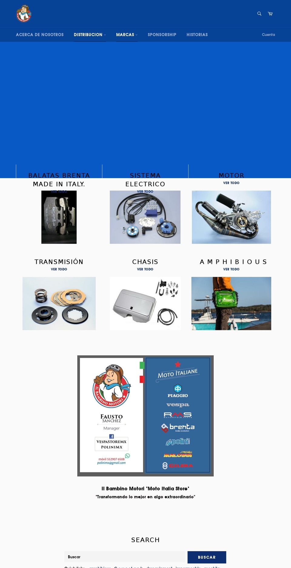 bambinostoremx.com — Shopify storefront screenshot