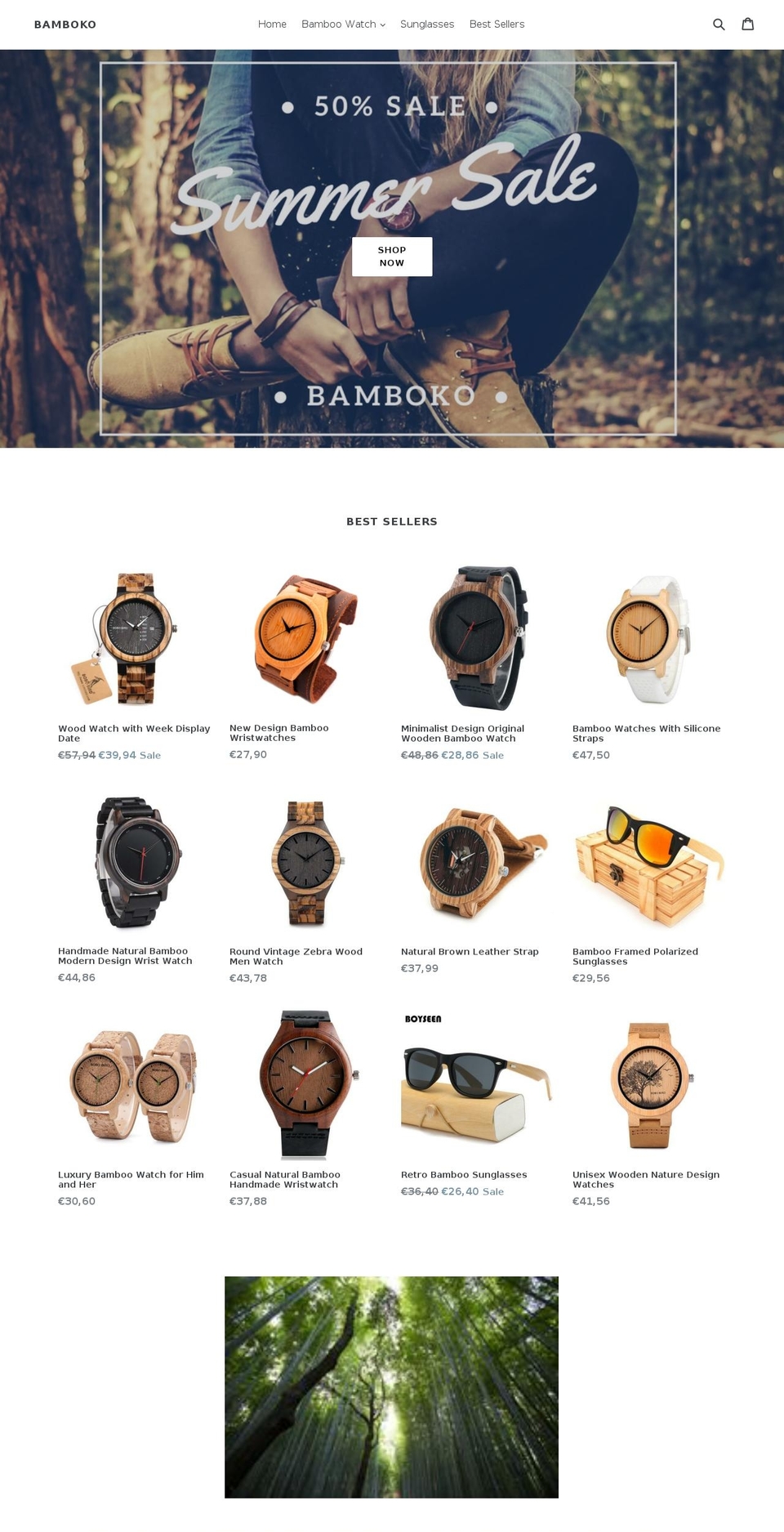 bamboko.com — Shopify storefront screenshot