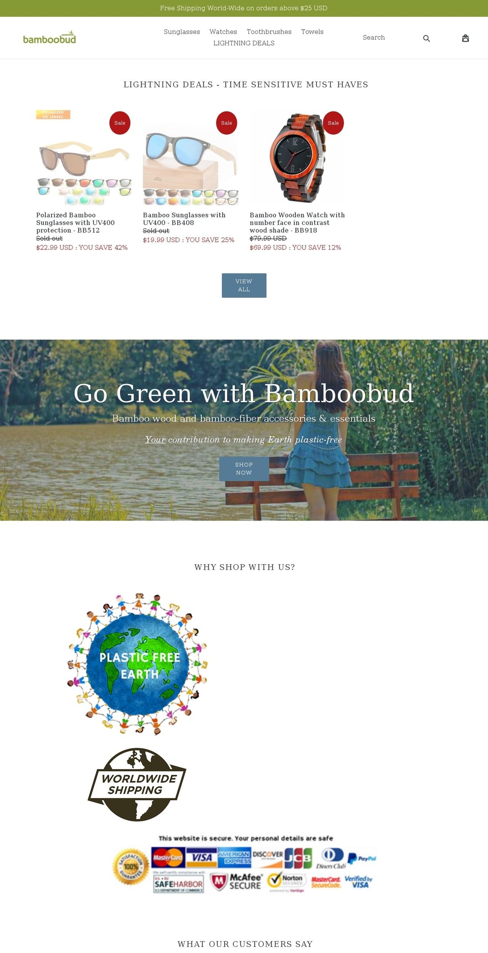 bamboobud.com shopify website screenshot