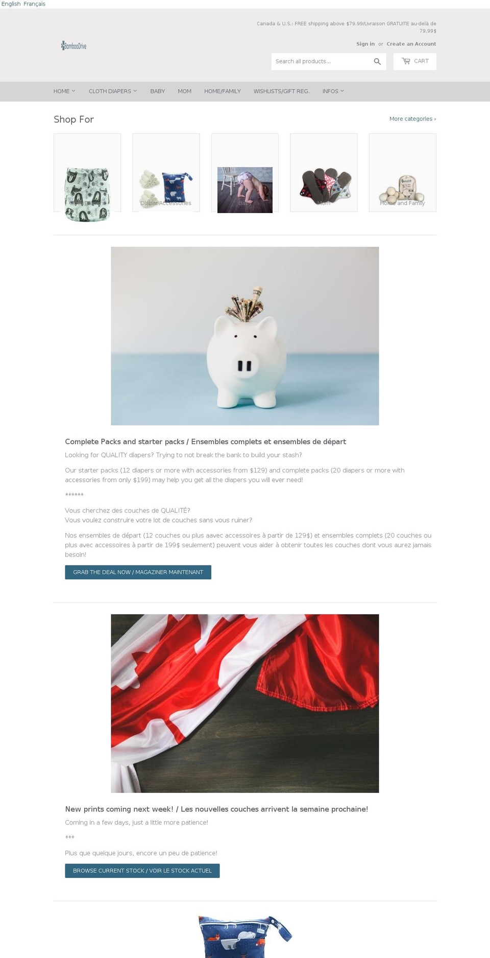 bamboodrive.com — Shopify storefront screenshot