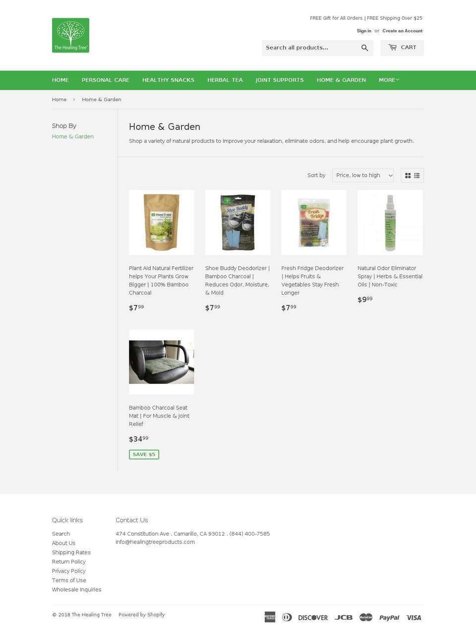 bambooheavenproducts.com — Shopify storefront screenshot