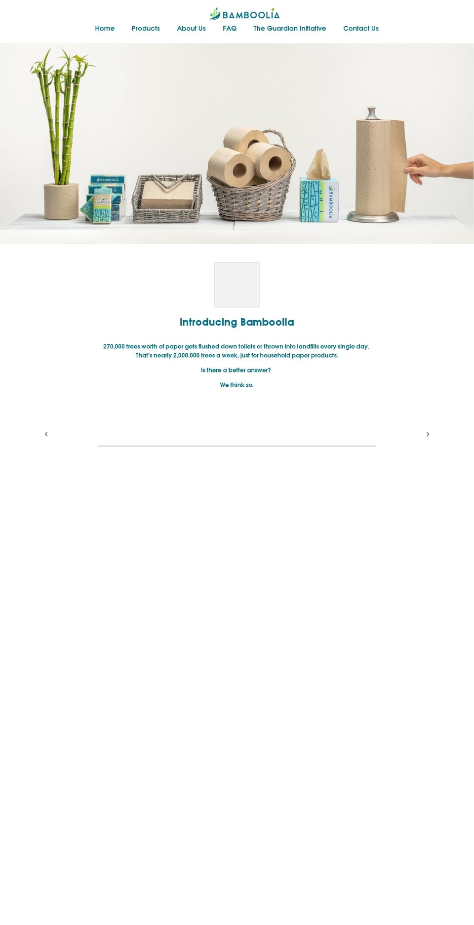 bamboolia.com shopify website screenshot