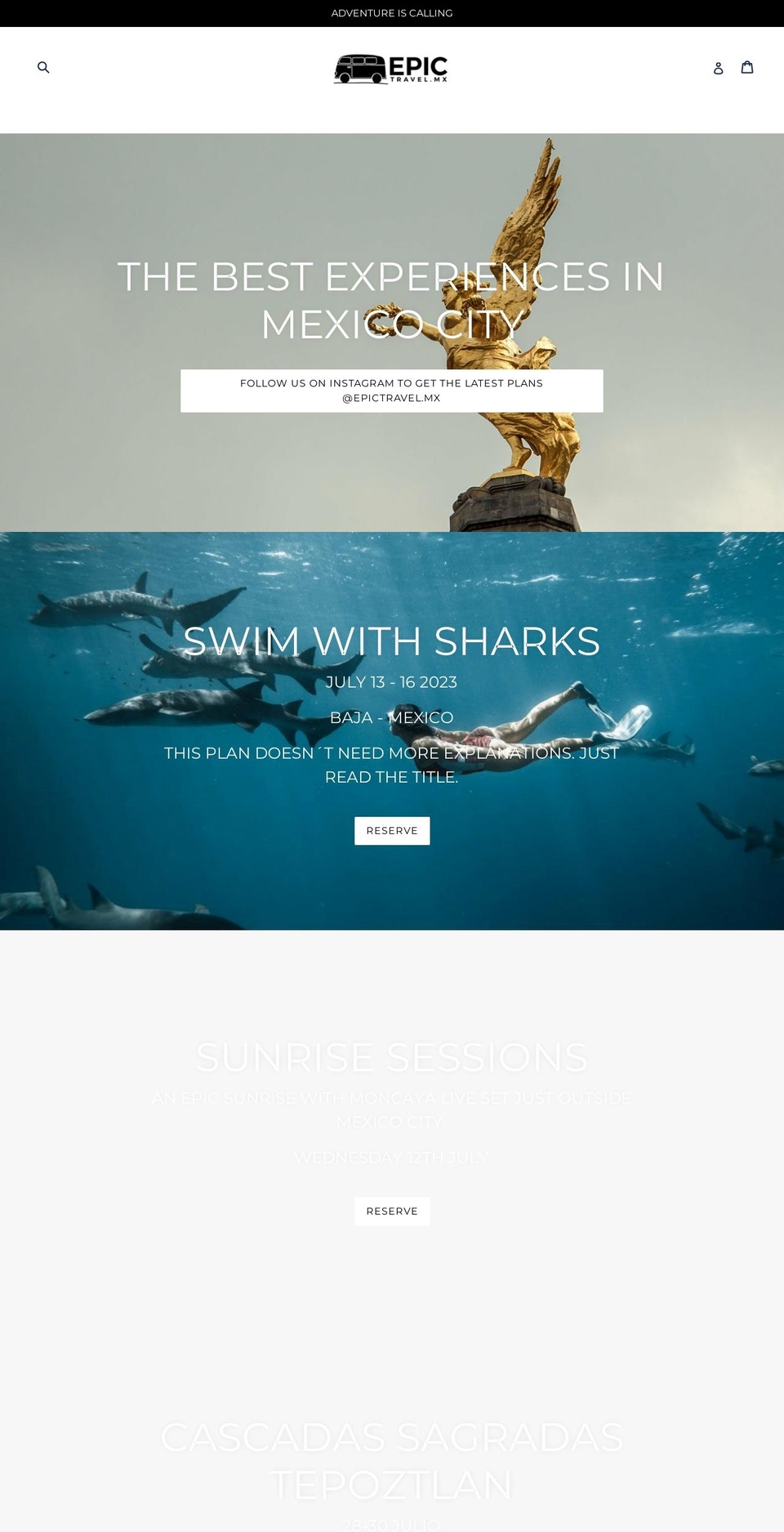 bamboolifetravel.com — Shopify storefront screenshot