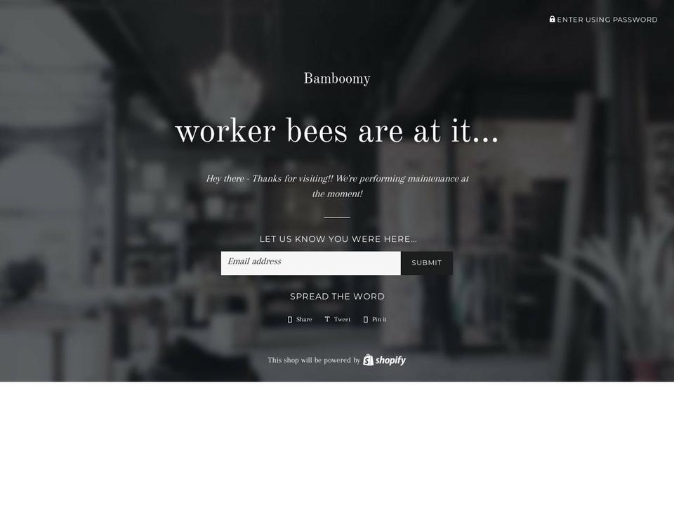 bamboomy.com — Shopify storefront screenshot