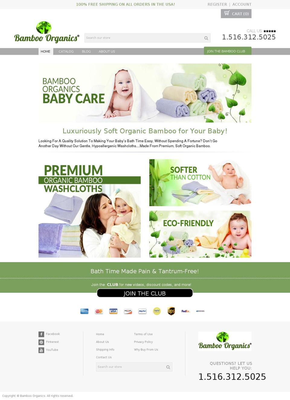 proven-profitable-theme-v8-7 Shopify theme site example bambooorganicsstore.com