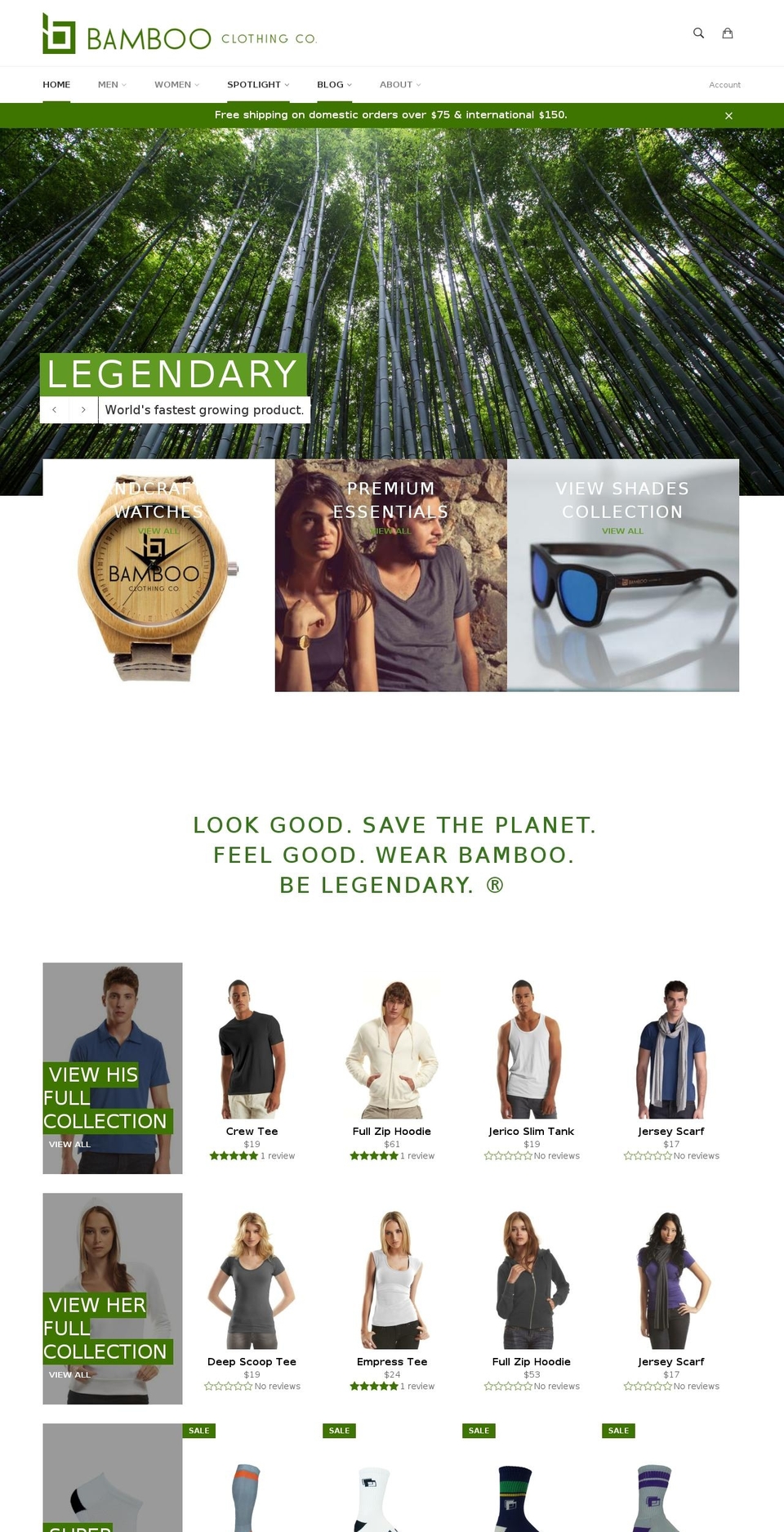 bambooperformance.com shopify website screenshot