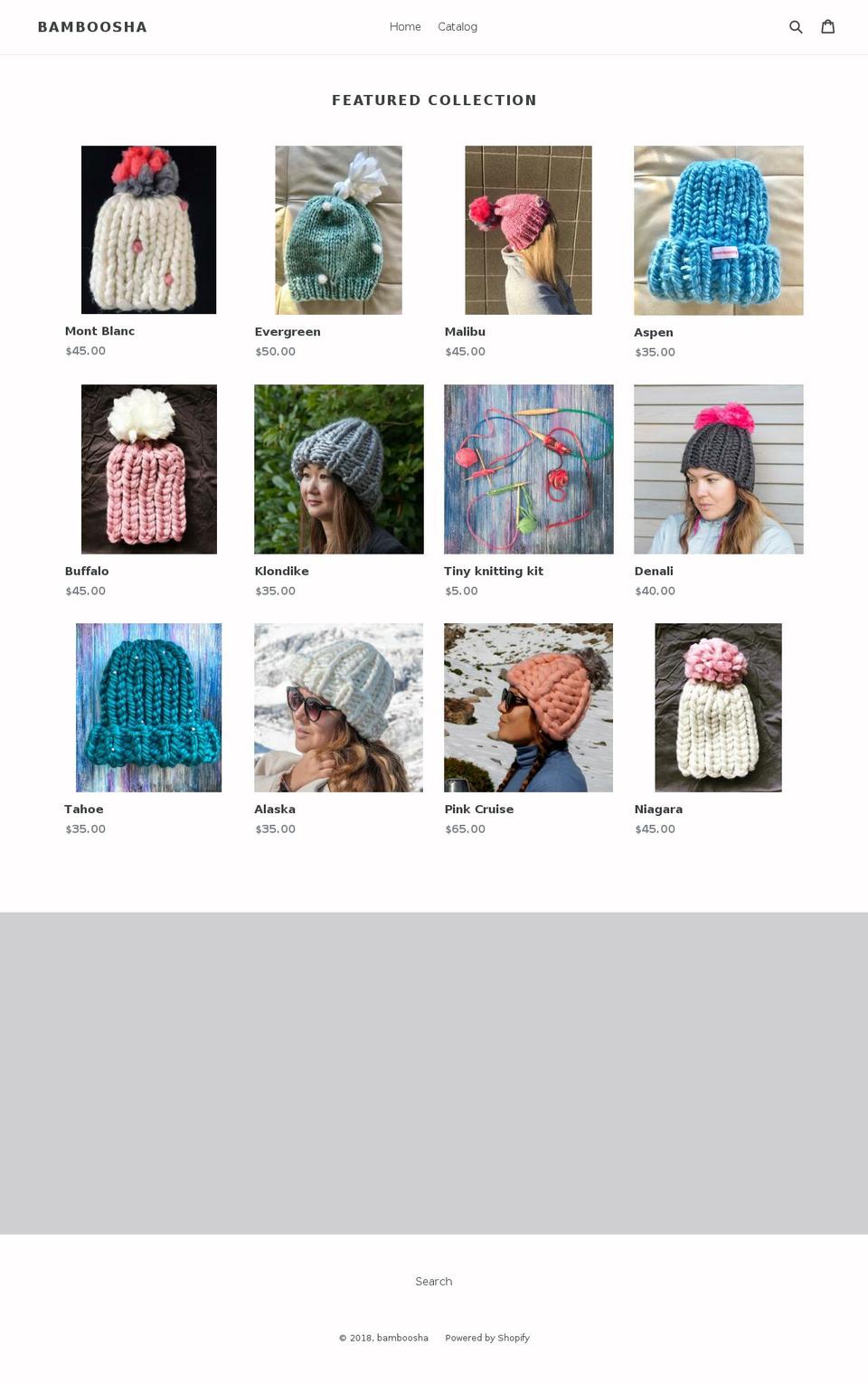 bamboosha.com — Shopify storefront screenshot