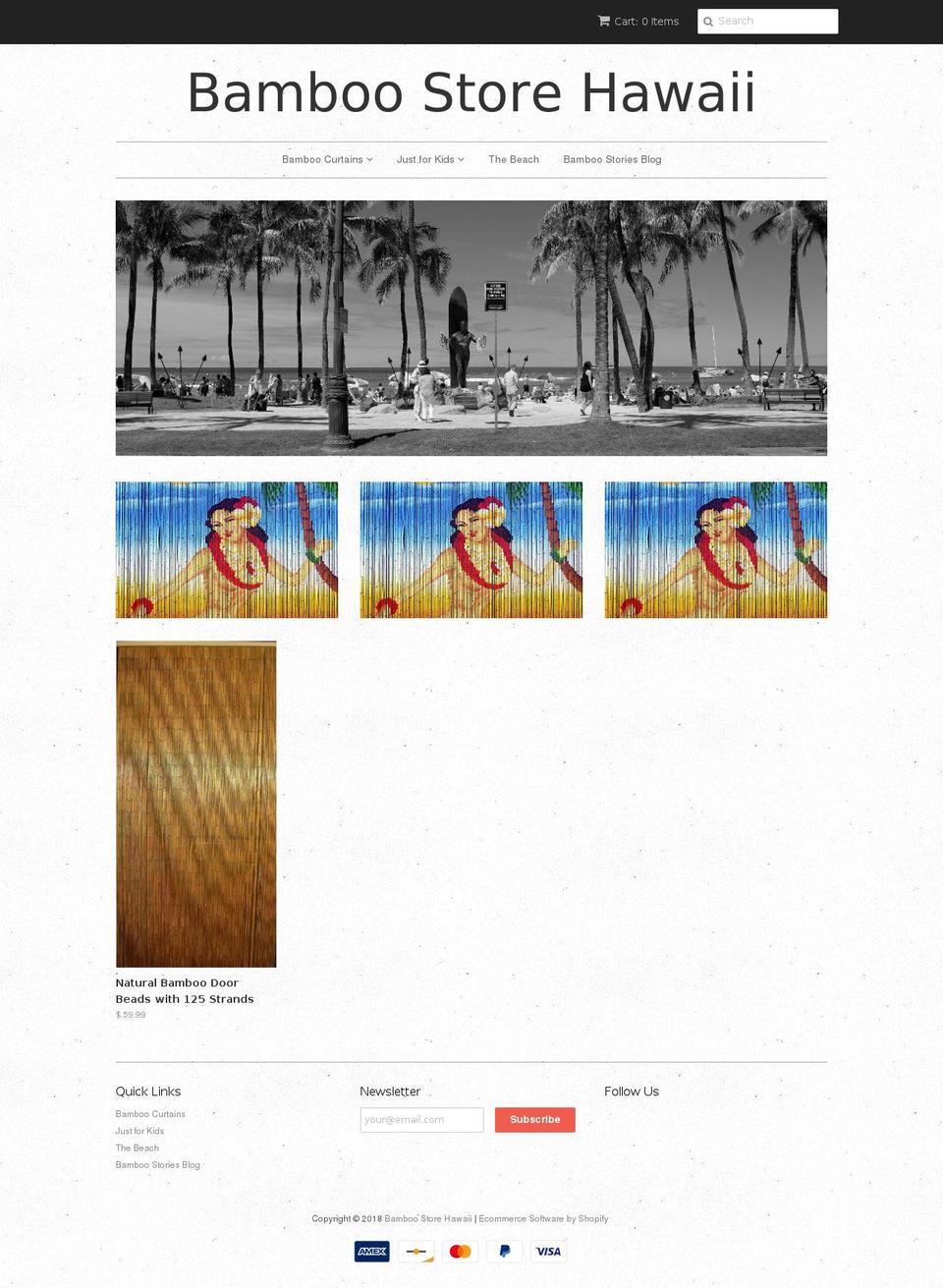 bamboostorehawaii.com — Shopify storefront screenshot