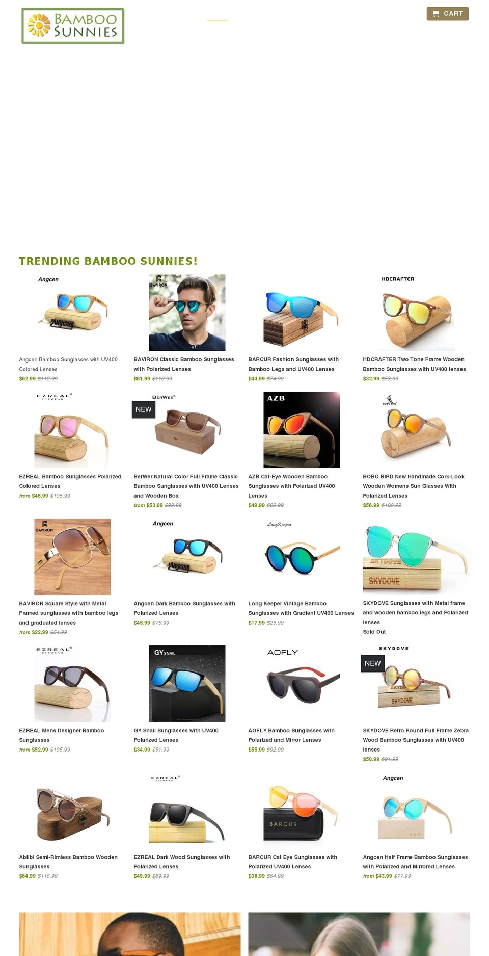 bamboosunnies Shopify theme site example bamboosunnies.net