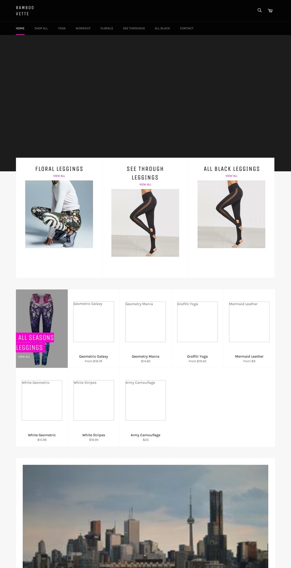 bamboovette.com — Shopify storefront screenshot