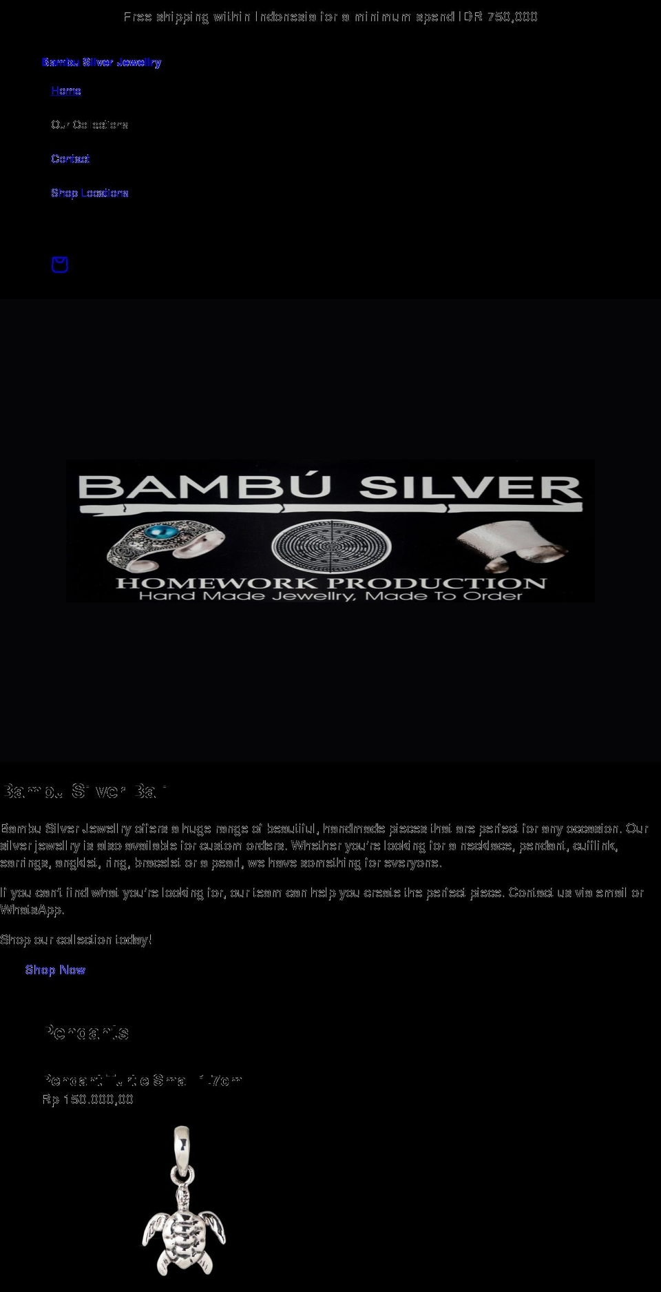 bambusilver.com shopify website screenshot