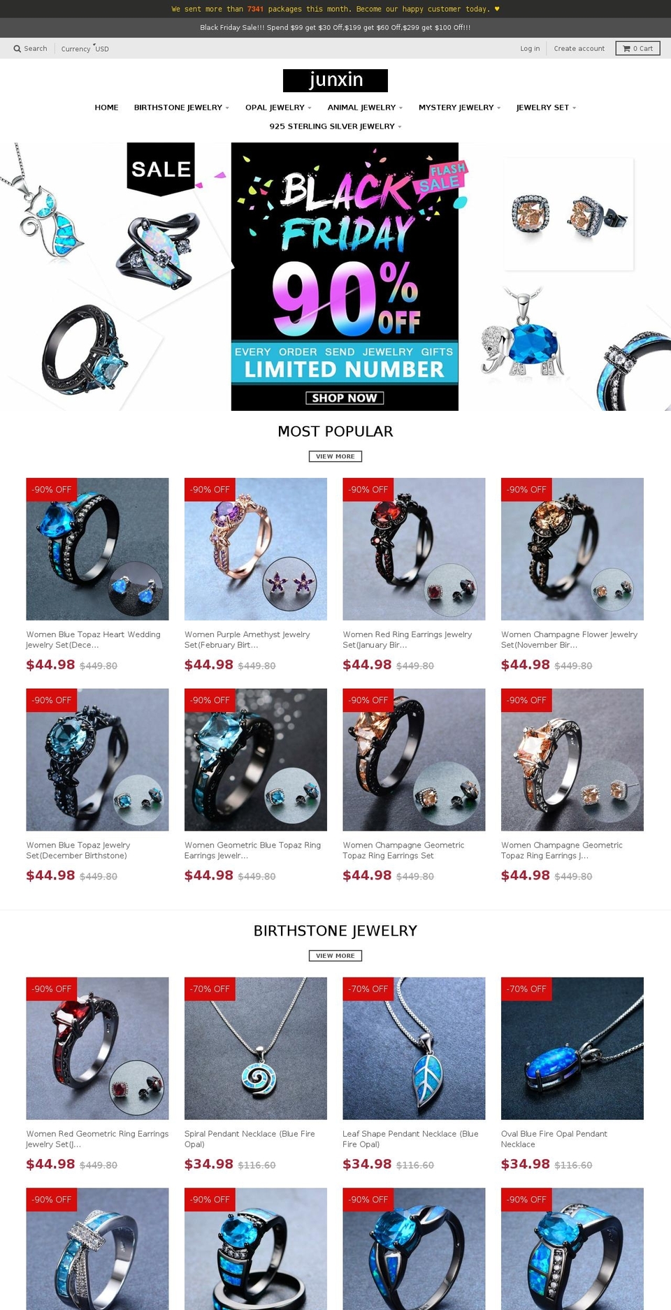 theme-export-district Shopify theme site example bamosjewelry.com