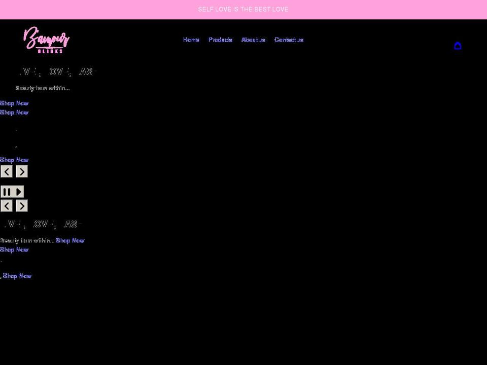bamourbeauty.com shopify website screenshot