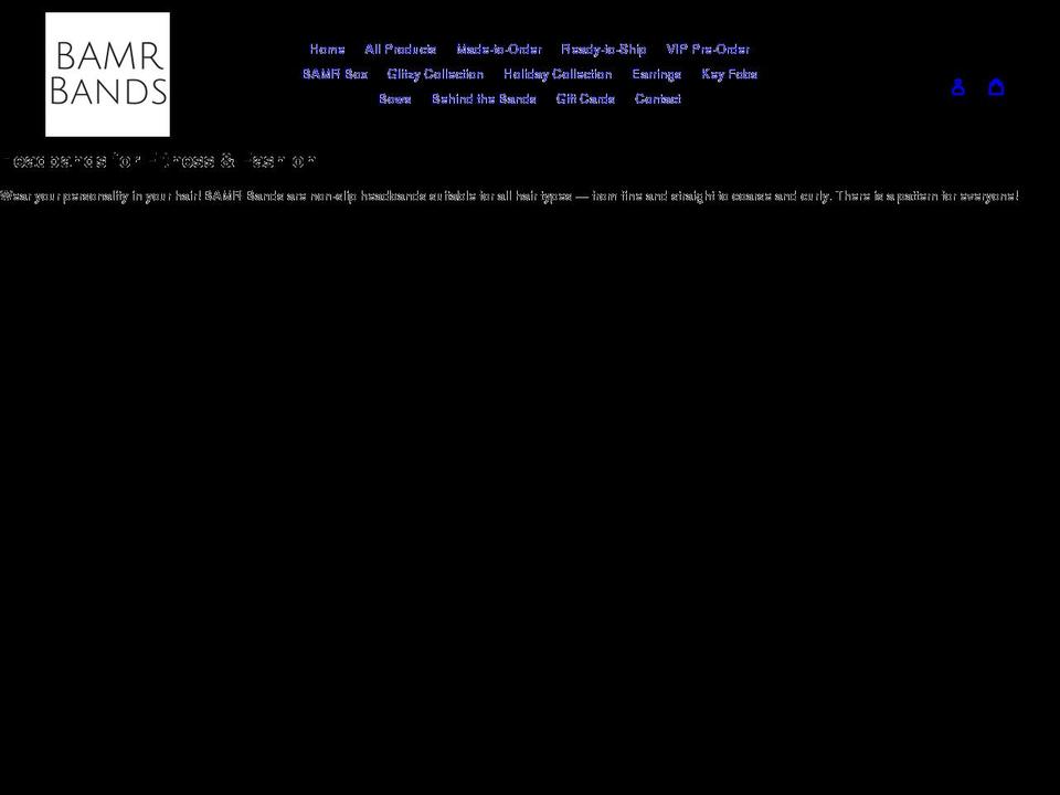 bamrbands.com shopify website screenshot