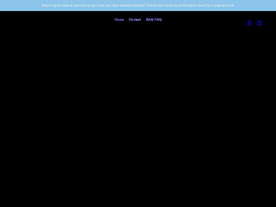 bamtrips.com shopify website screenshot