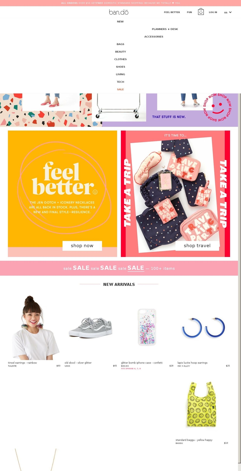 ban-do.myshopify.com shopify website screenshot