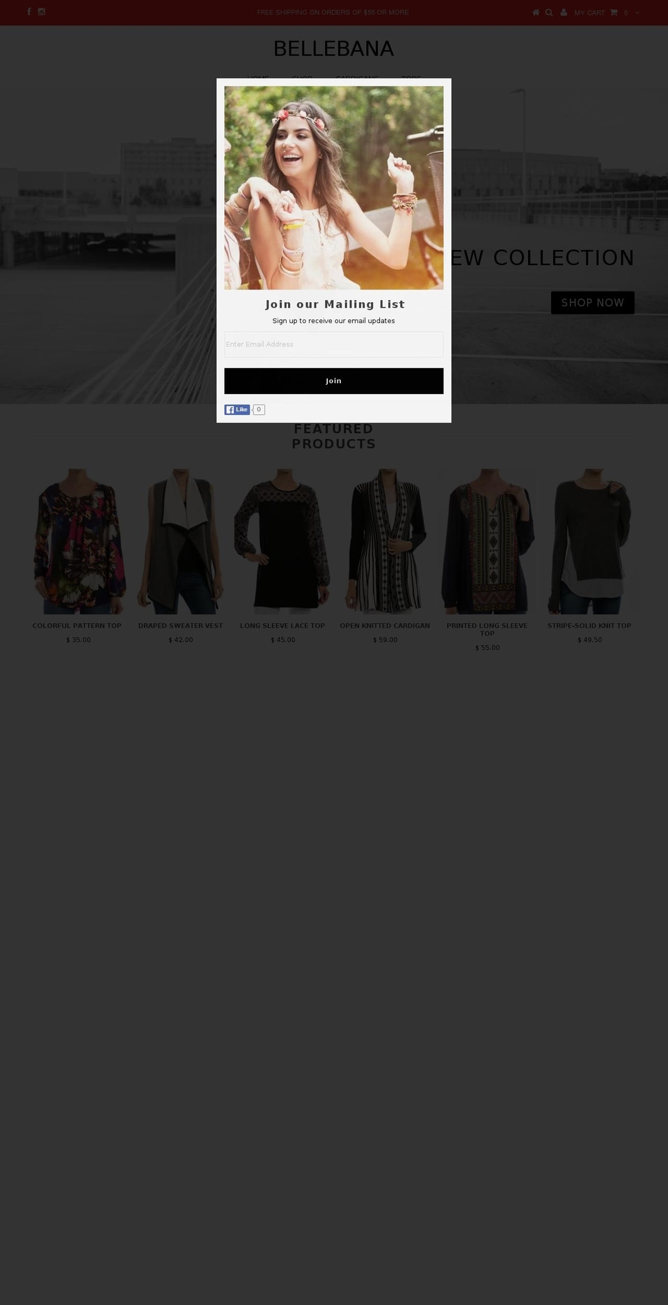 banabelle.com shopify website screenshot