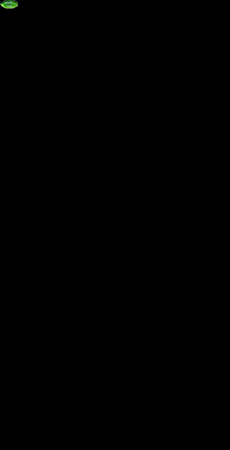 bananamanor.com shopify website screenshot