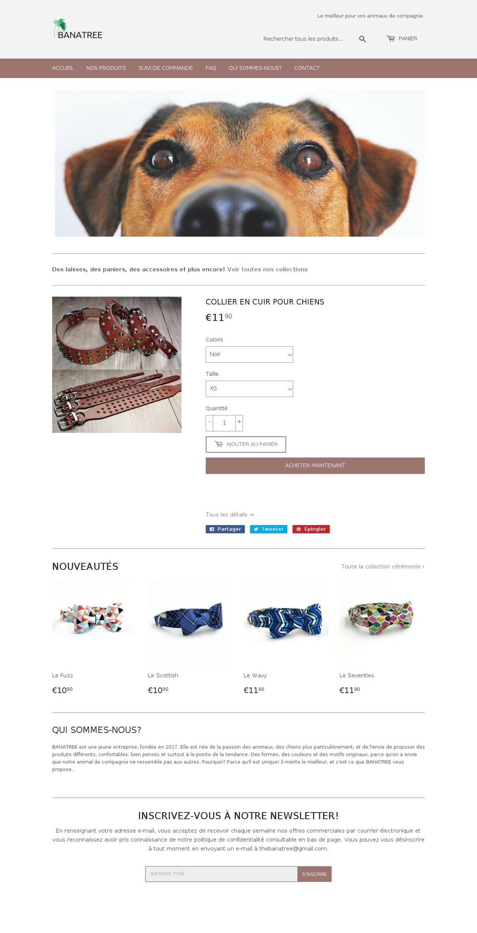 banatree.com — Shopify storefront screenshot