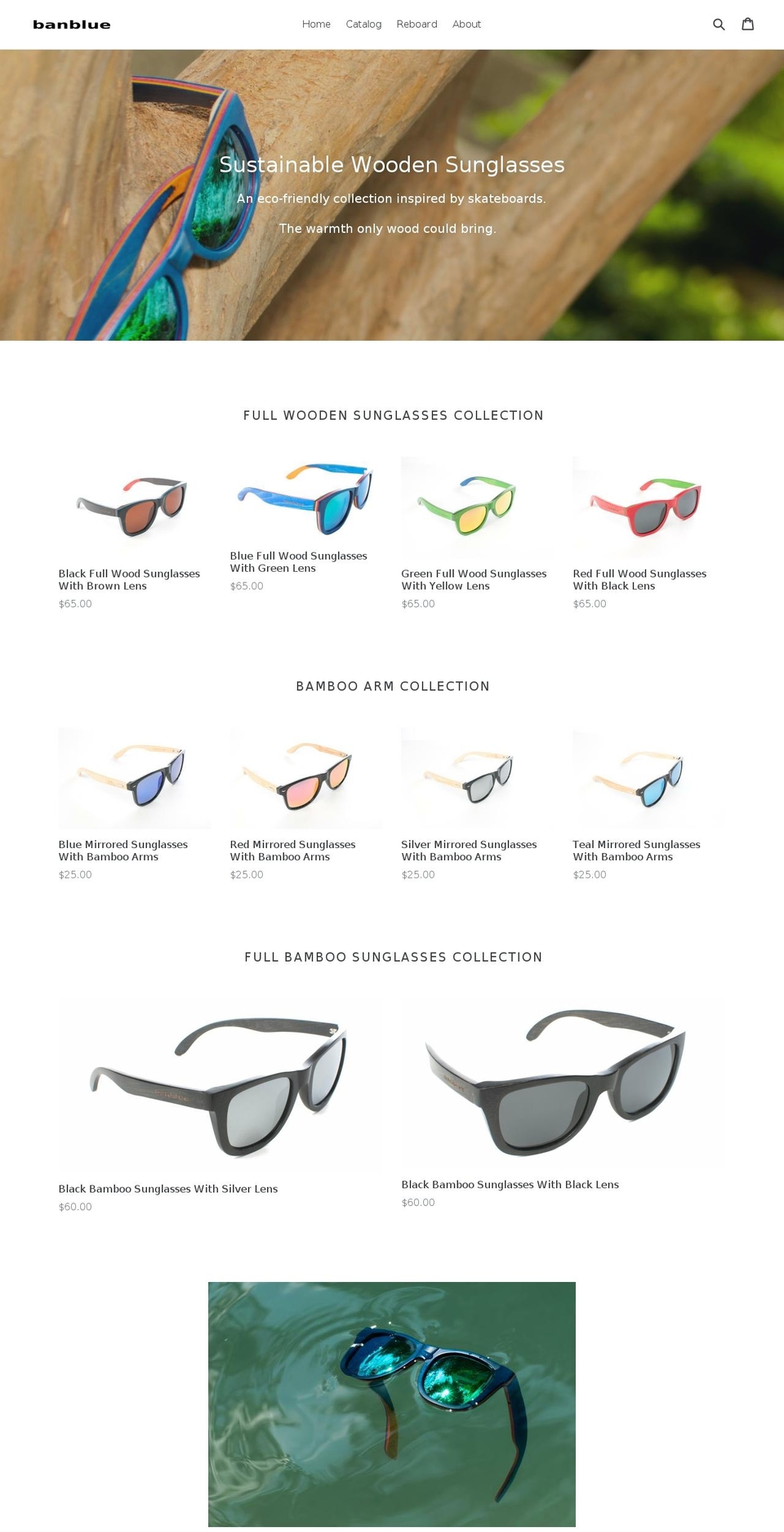 banblue.com — Shopify storefront screenshot