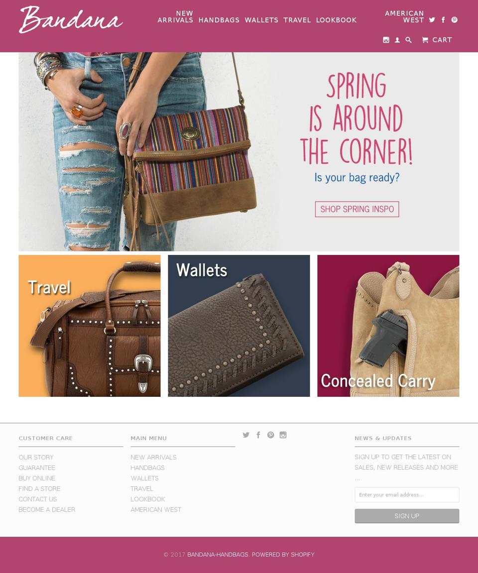 bandana.cc shopify website screenshot