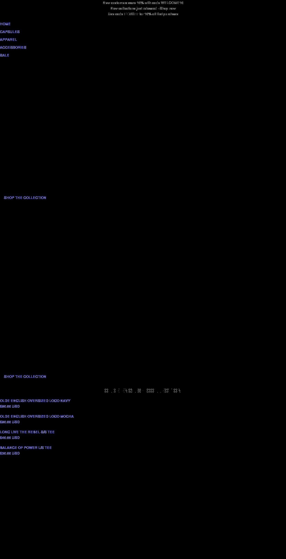 banditsnewyork.com shopify website screenshot