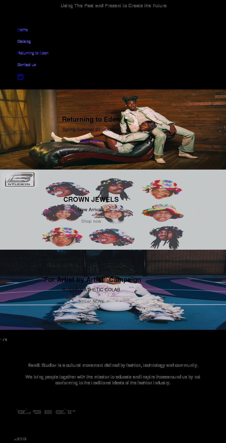 banditstudioz.com shopify website screenshot