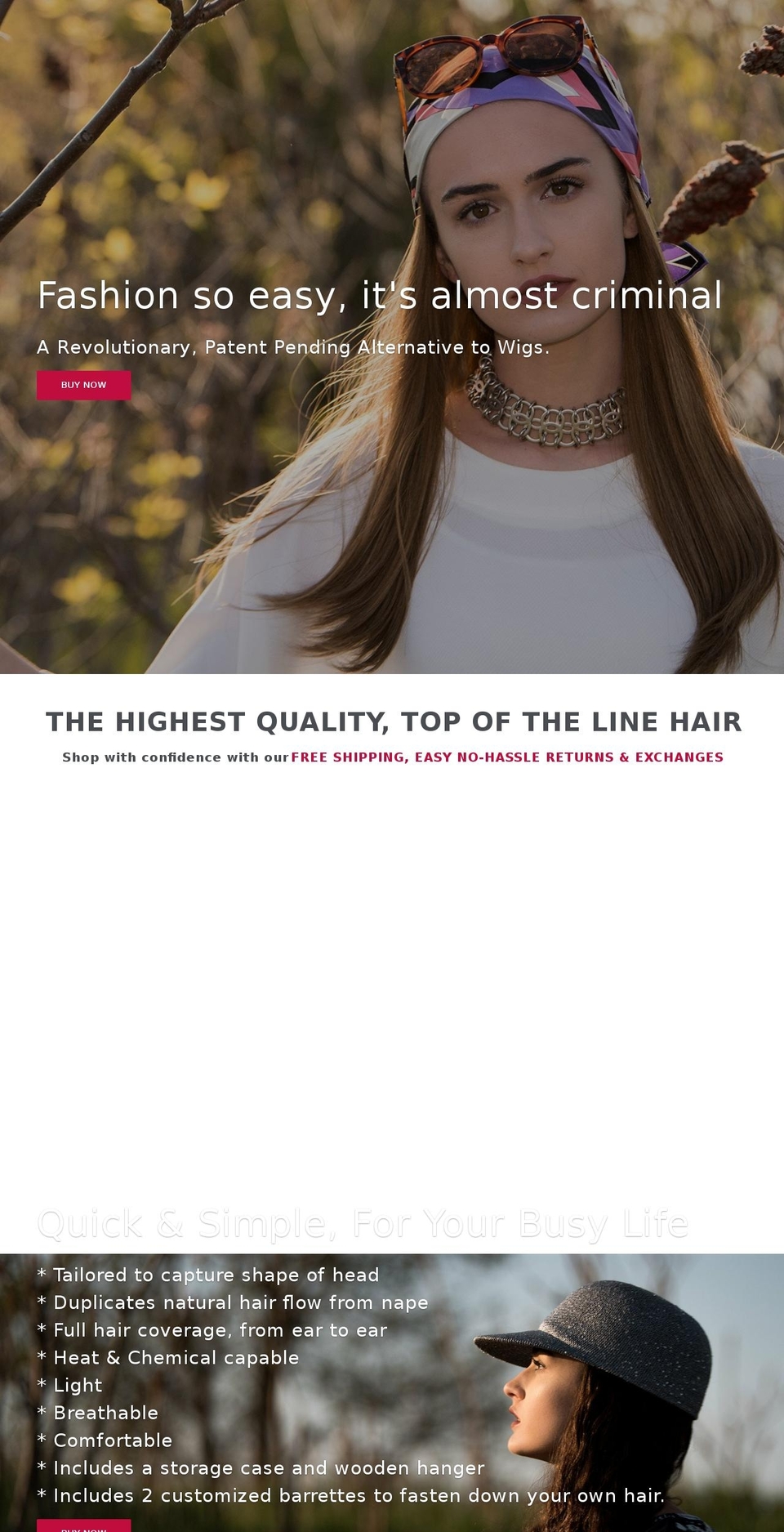 banditwigs.myshopify.com shopify website screenshot