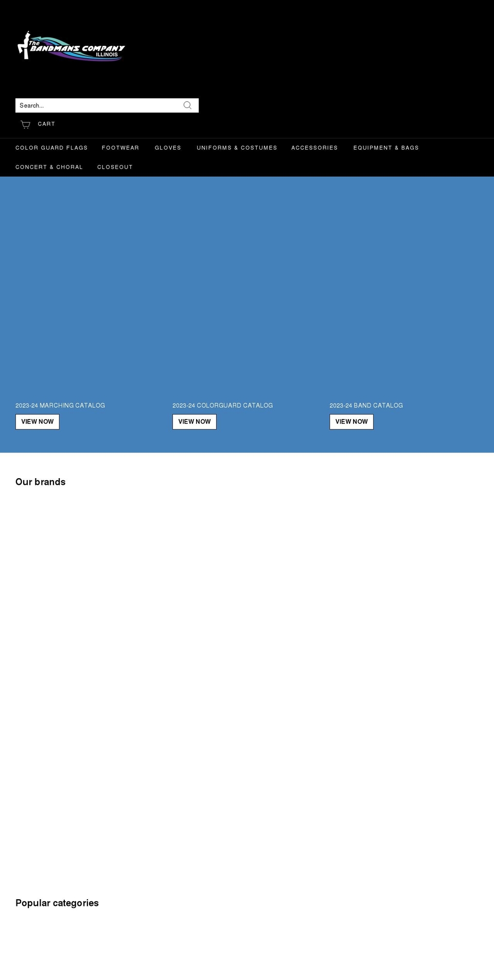 bandmanco.com shopify website screenshot