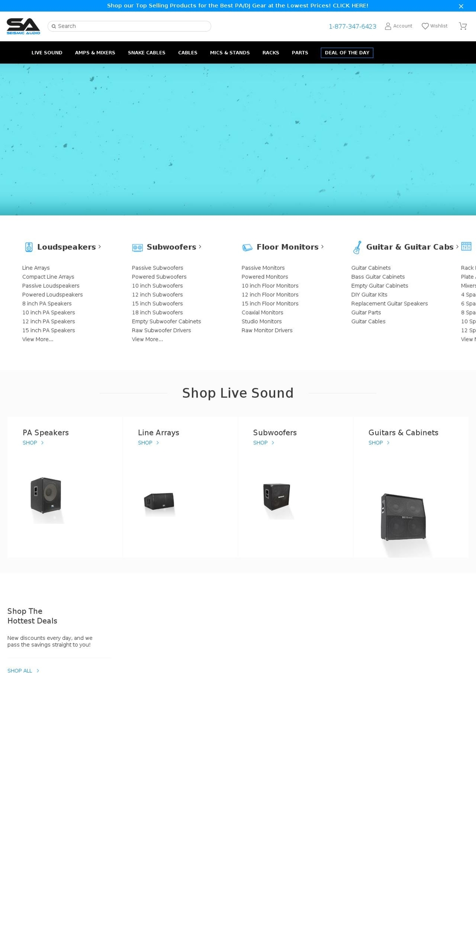 bandspeaker.com shopify website screenshot