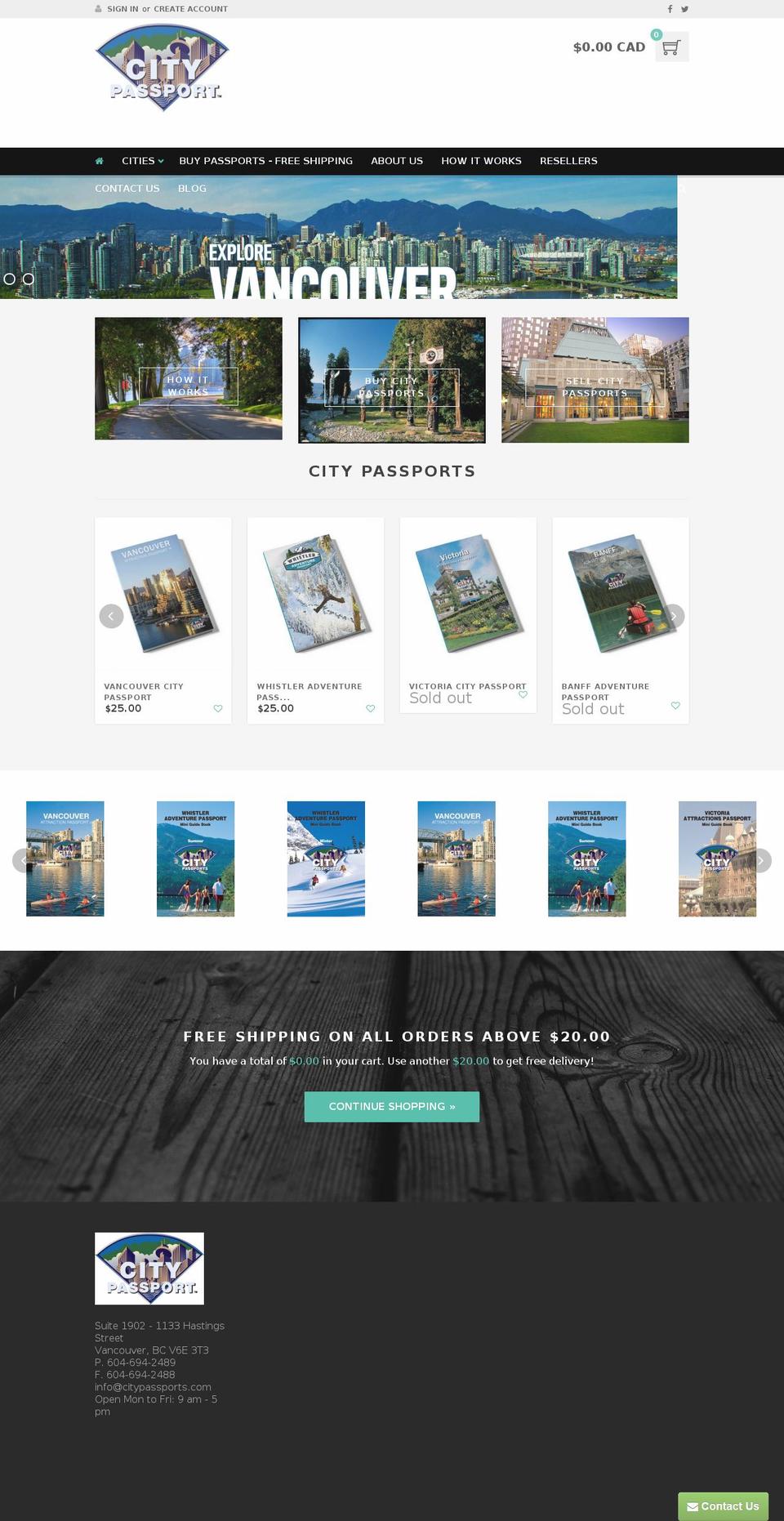 bright-theme-package Shopify theme site example banffattractions.com